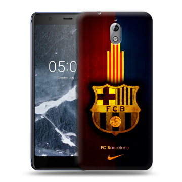 Силиконовый чехол на Nokia 3.1 с принтом Барселона Barcelona