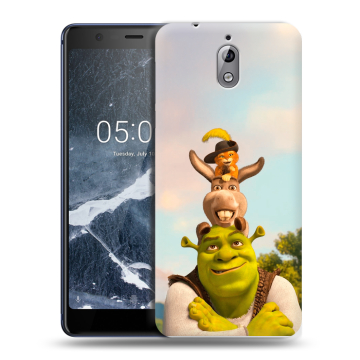 Силиконовый чехол на Nokia 3.1 с принтом Шрек Shrek