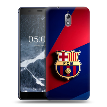 Силиконовый чехол на Nokia 3.1 с принтом Барселона Barcelona