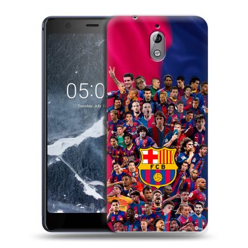 Силиконовый чехол на Nokia 3.1 с принтом Барселона Barcelona