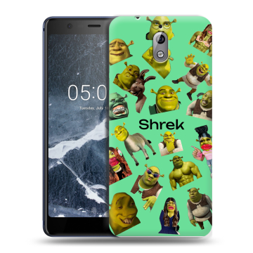Силиконовый чехол на Nokia 3.1 с принтом Шрек Shrek