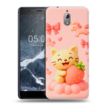 Силиконовый чехол на Nokia 3.1 с принтом для девочек