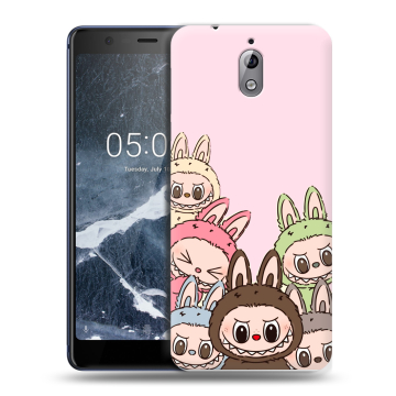 Силиконовый чехол на Nokia 3.1 с принтом Лабубу