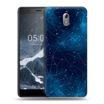 Силиконовый чехол на Nokia 3.1 с принтом Космос звезды