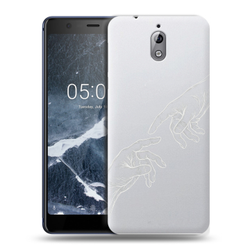 Силиконовый чехол на Nokia 3.1 с принтом Сотворение мира