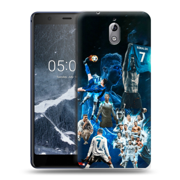 Силиконовый чехол на Nokia 3.1 с принтом Реал Роналдо Силиконовый чехол на Nokia 3.1 с принтом Реал Роналдо