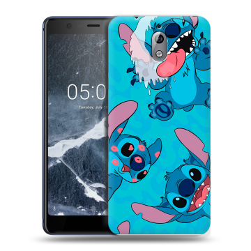 Силиконовый чехол на Nokia 3.1 с принтом Лило и Стич