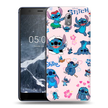 Силиконовый чехол на Nokia 3.1 с принтом Лило и Стич
