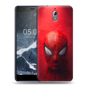 Силиконовый чехол на Nokia 3.1 с принтом Spiderman Человек паук