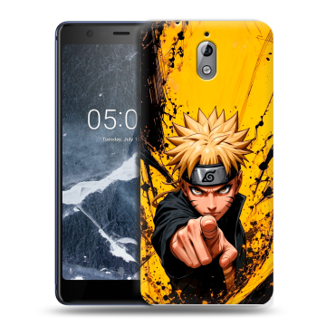 Силиконовый чехол на Nokia 3.1 с принтом Naruto Наруто