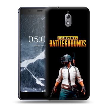 Силиконовый чехол на Nokia 3.1 с принтом PUGB ПАГБ