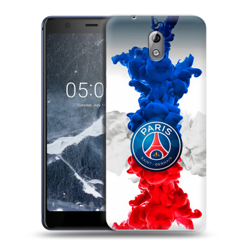 Силиконовый чехол на Nokia 3.1 с принтом PSG ПСЖ