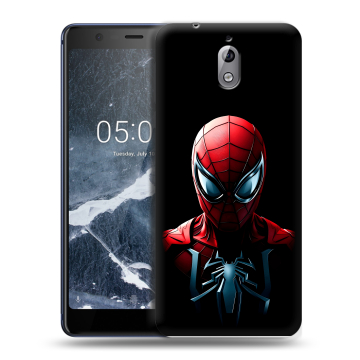 Силиконовый чехол на Nokia 3.1 с принтом Spiderman Человек паук