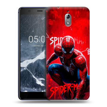 Силиконовый чехол на Nokia 3.1 с принтом Spiderman Человек паук Силиконовый чехол на Nokia 3.1 с принтом Spiderman Человек паук