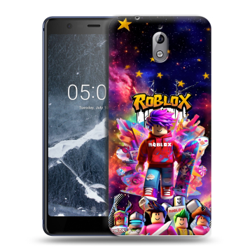 Силиконовый чехол на Nokia 3.1 с принтом Roblox Роблокс Силиконовый чехол на Nokia 3.1 с принтом Roblox Роблокс