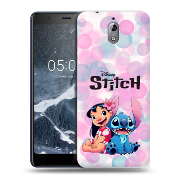 Силиконовый чехол на Nokia 3.1 с принтом Лило и Стич