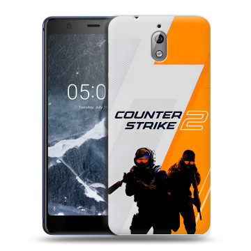 Силиконовый чехол на Nokia 3.1 с принтом Counter Strike