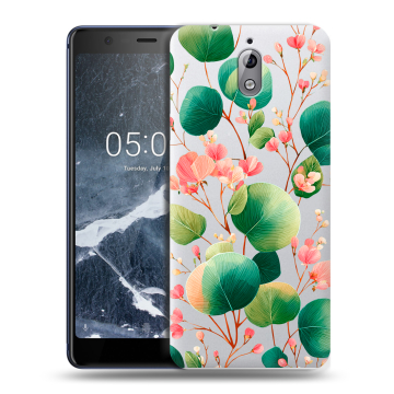 Силиконовый чехол на Nokia 3.1 с принтом женский