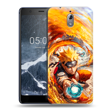 Силиконовый чехол на Nokia 3.1 с принтом Аниме Наруто Naruto