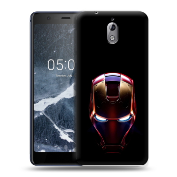 Силиконовый чехол на Nokia 3.1 с принтом IronMan Железный человек