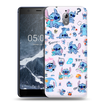 Силиконовый чехол на Nokia 3.1 с принтом Лило и Стич
