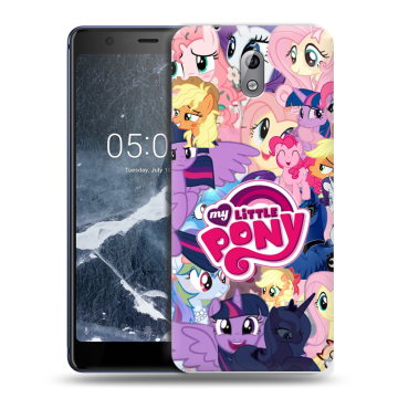 Силиконовый чехол на Nokia 3.1 с принтом My little pony Дружба чудо