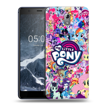 Силиконовый чехол на Nokia 3.1 с принтом My little pony Дружба чудо