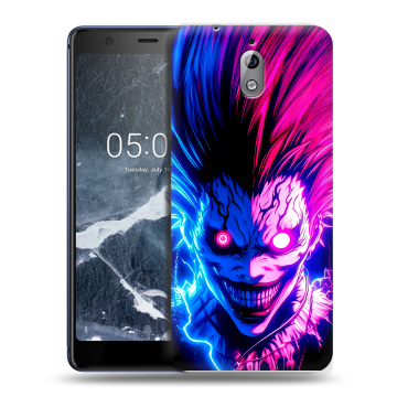 Силиконовый чехол на Nokia 3.1 с принтом Death note Тетрадь смерти
