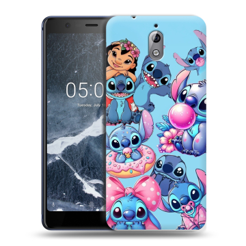 Силиконовый чехол на Nokia 3.1 с принтом Лило и Стич