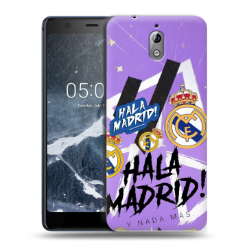 Силиконовый чехол на Nokia 3.1 с принтом Real Madrid Реал Мадрид