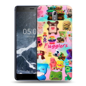 Силиконовый чехол на Nokia 3.1 с принтом Флагер Fuggler