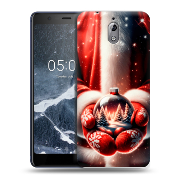 Силиконовый чехол на Nokia 3.1 с принтом Новый год