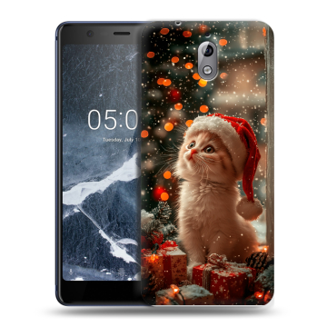 Силиконовый чехол на Nokia 3.1 с принтом Новый год