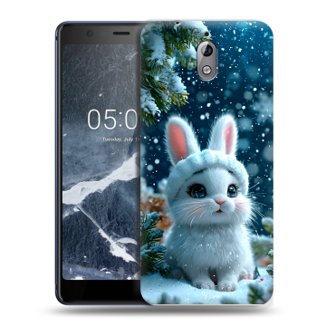 Силиконовый чехол на Nokia 3.1 с принтом Новый год