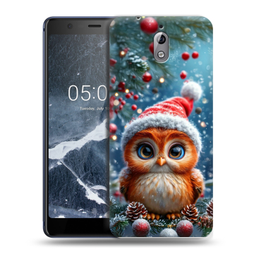 Силиконовый чехол на Nokia 3.1 с принтом Новый год Силиконовый чехол на Nokia 3.1 с принтом Новый год