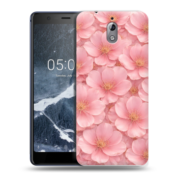 Силиконовый чехол на Nokia 3.1 с принтом женский