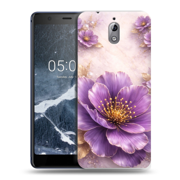Силиконовый чехол на Nokia 3.1 с принтом женский