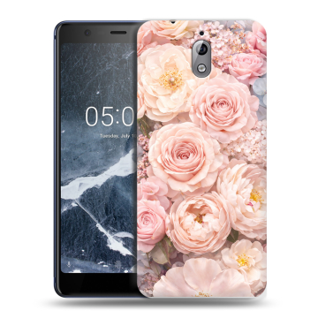 Силиконовый чехол на Nokia 3.1 с принтом женский