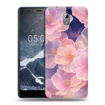 Силиконовый чехол на Nokia 3.1 с принтом женский
