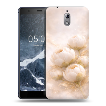 Силиконовый чехол на Nokia 3.1 с принтом женский