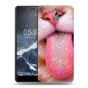 Силиконовый чехол на Nokia 3.1 с принтом для девочек