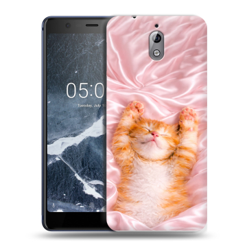 Силиконовый чехол на Nokia 3.1 с принтом женский