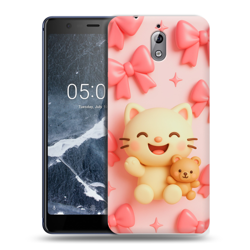 Силиконовый чехол на Nokia 3.1 с принтом для девочек Силиконовый чехол на Nokia 3.1 с принтом для девочек