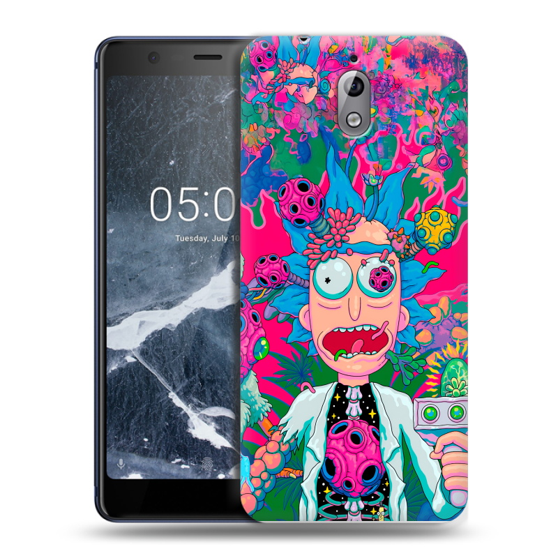 Силиконовый чехол на Nokia 3.1 с принтом Рик и Морти Rick Morty Силиконовый чехол на Nokia 3.1 с принтом Рик и Морти Rick Morty