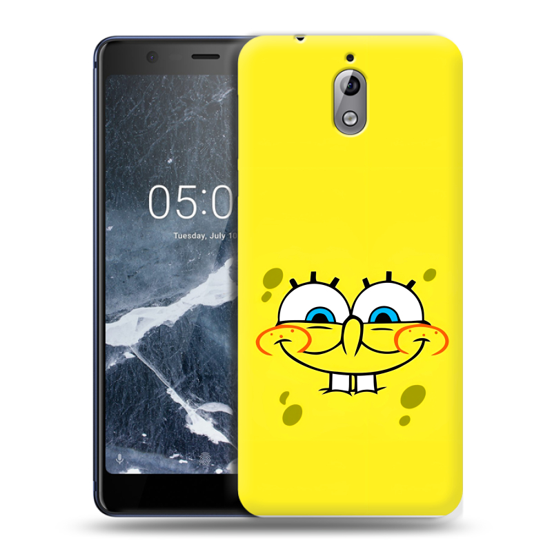 Силиконовый чехол на Nokia 3.1 с принтом спанчбоб спанч боб Силиконовый чехол на Nokia 3.1 с принтом спанчбоб спанч боб