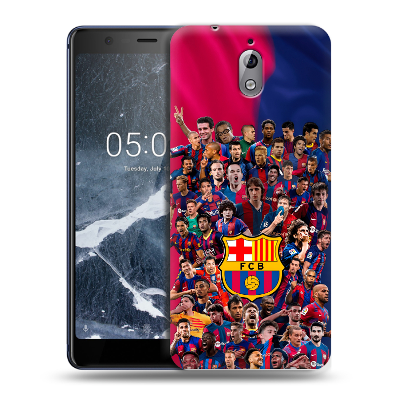 Силиконовый чехол на Nokia 3.1 с принтом Барселона Barcelona Силиконовый чехол на Nokia 3.1 с принтом Барселона Barcelona