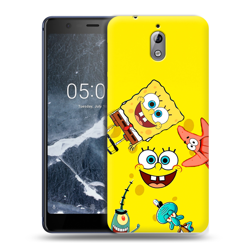 Силиконовый чехол на Nokia 3.1 с принтом Спанч боб Спанчбоб Силиконовый чехол на Nokia 3.1 с принтом Спанч боб Спанчбоб