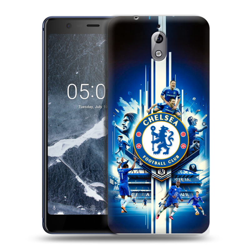 Силиконовый чехол на Nokia 3.1 с принтом Chelsea Челси Силиконовый чехол на Nokia 3.1 с принтом Chelsea Челси