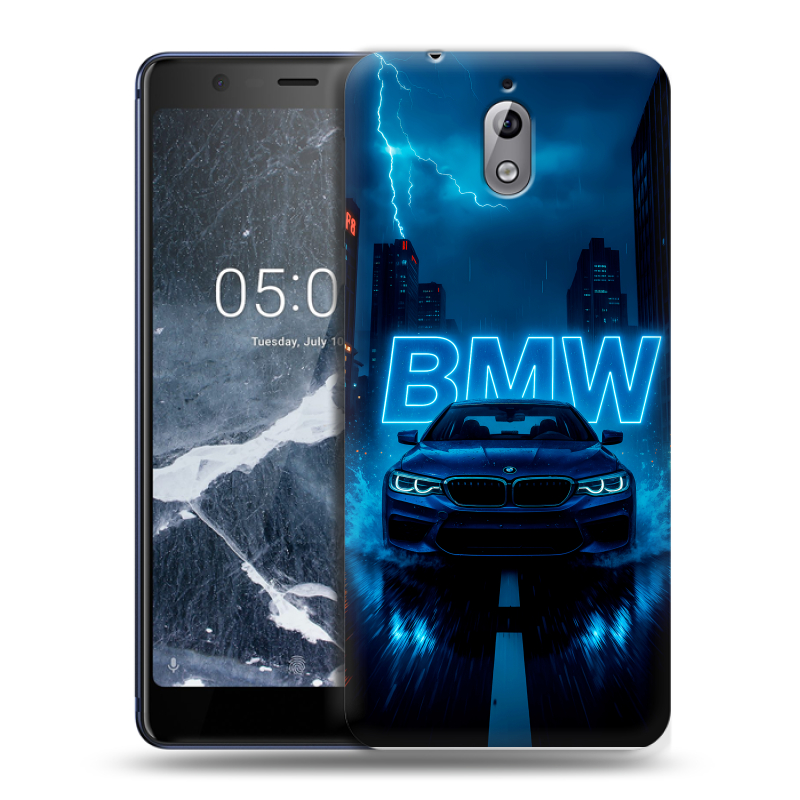 Силиконовый чехол на Nokia 3.1 с принтом BMW БМВ Силиконовый чехол на Nokia 3.1 с принтом BMW БМВ