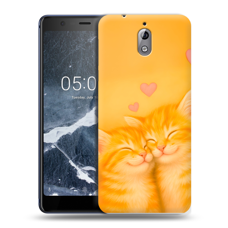 Силиконовый чехол на Nokia 3.1 с принтом Милые котята Силиконовый чехол на Nokia 3.1 с принтом Милые котята